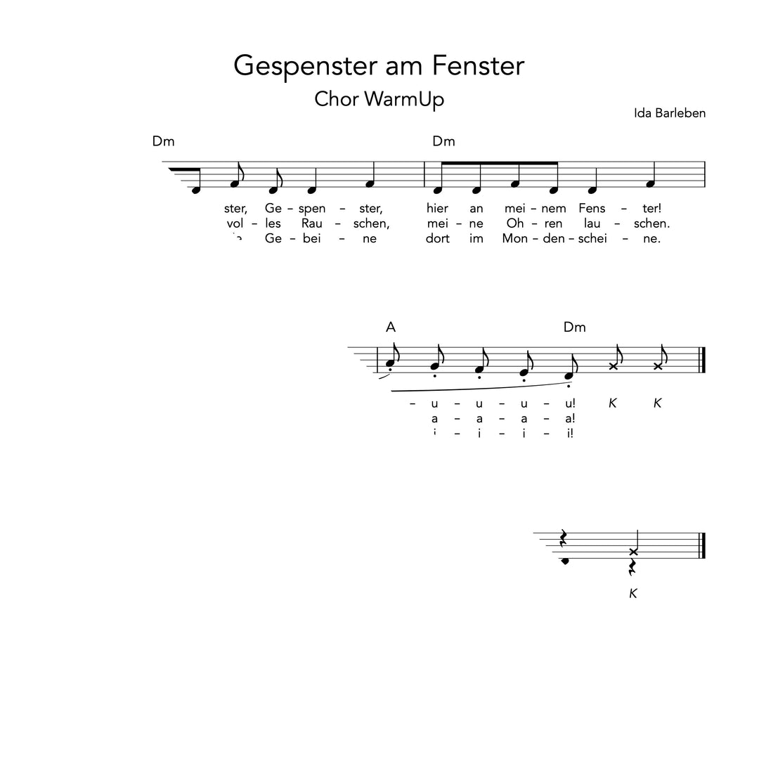 Gespenster am Fenster