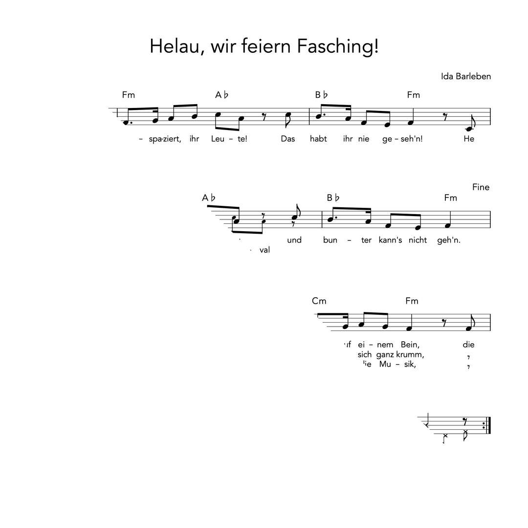 Helau, wir feiern Fasching