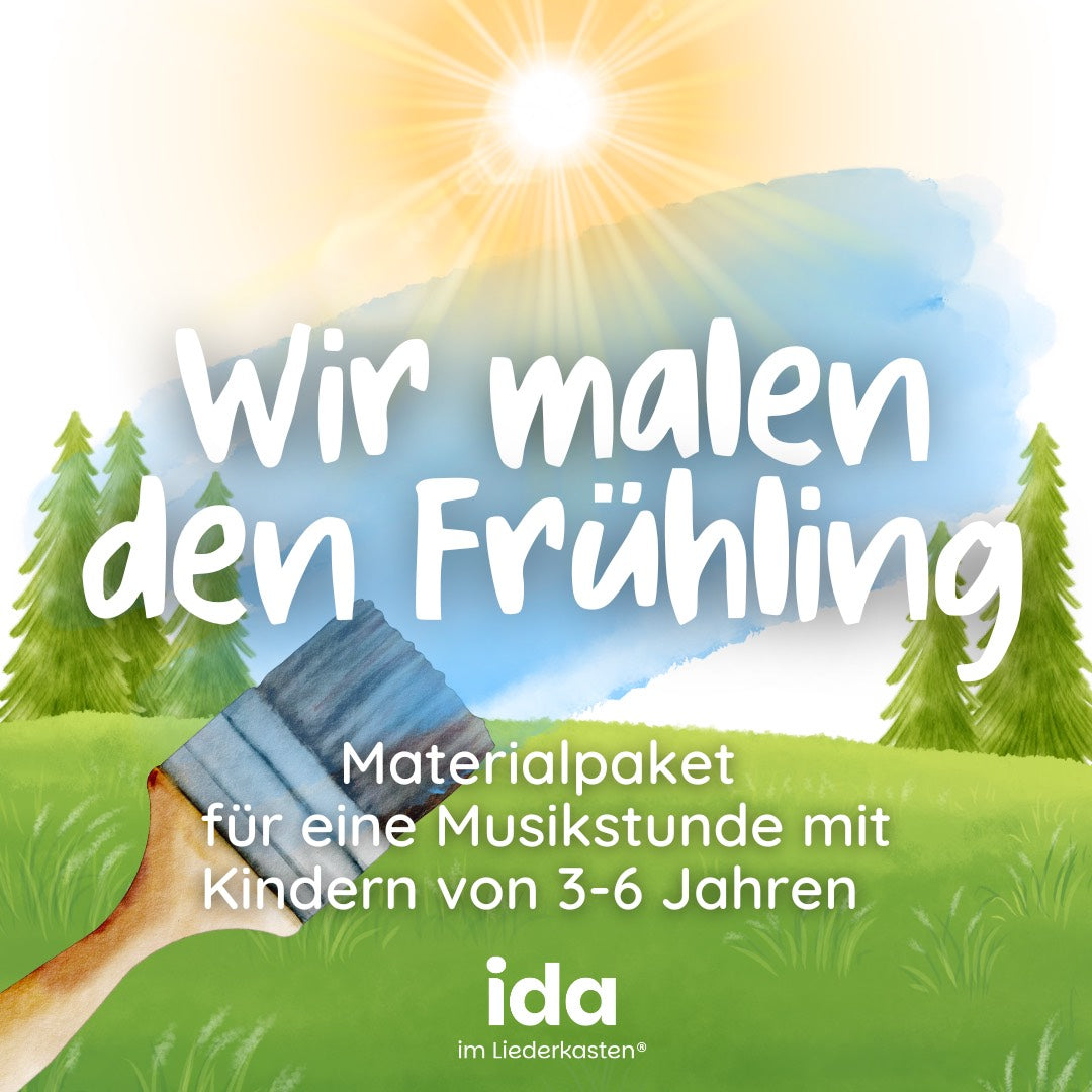 Wir malen den Frühling (Stundenbild)
