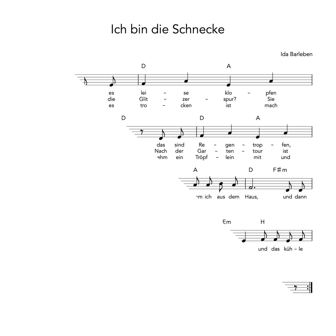 Ich bin die Schnecke