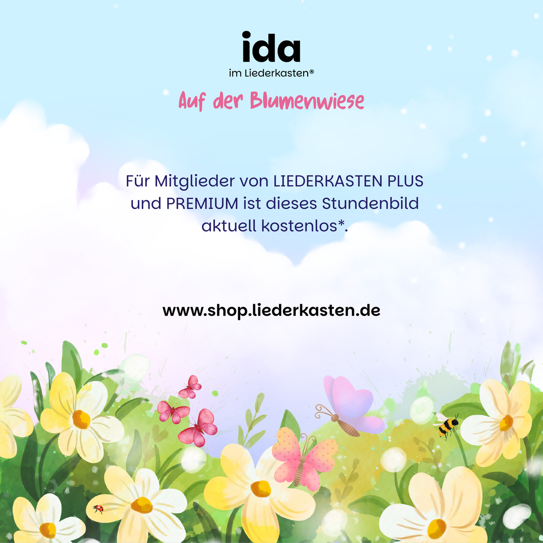 Auf der Blumenwiese (Stundenbild)