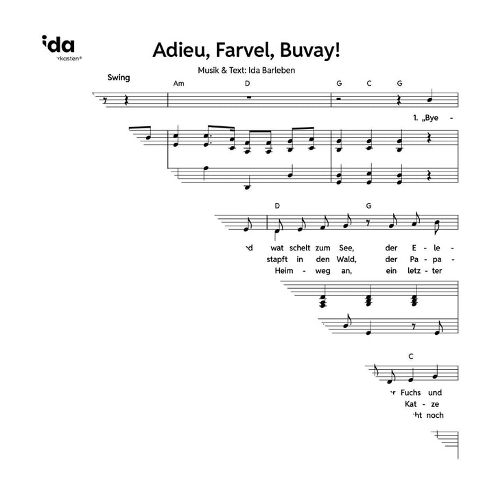 Adieu, Farvel, Buvay!