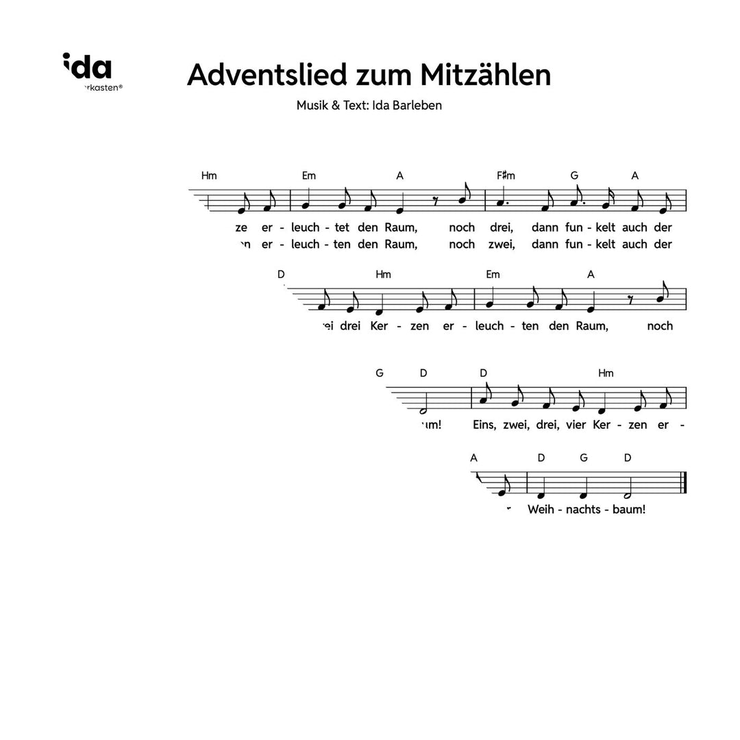 Adventslied zum Mitzählen