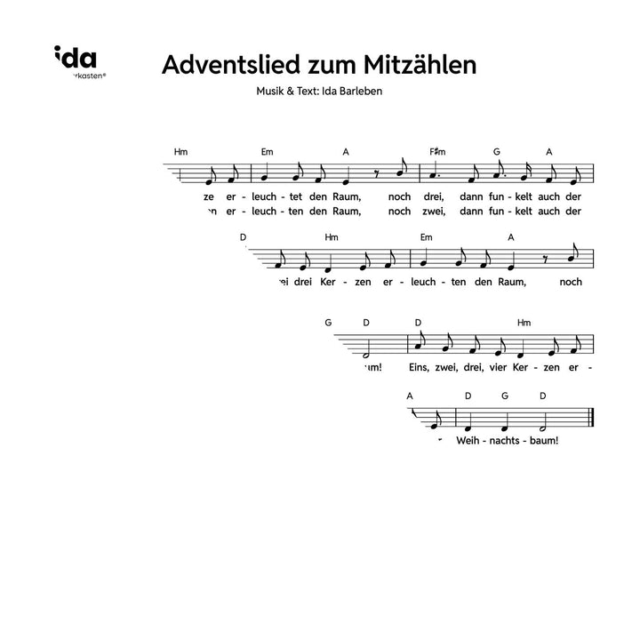 Adventslied zum Mitzählen