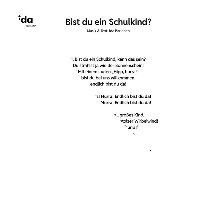 Bist du ein Schulkind?