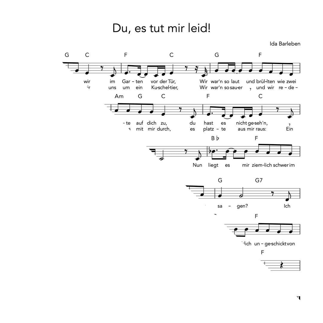 Du, es tut mir Leid