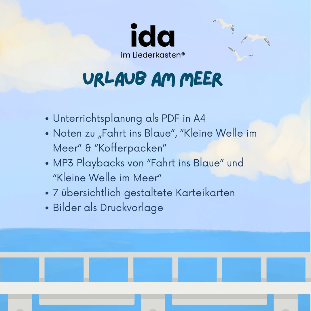 Urlaub am Meer (Stundenbild)
