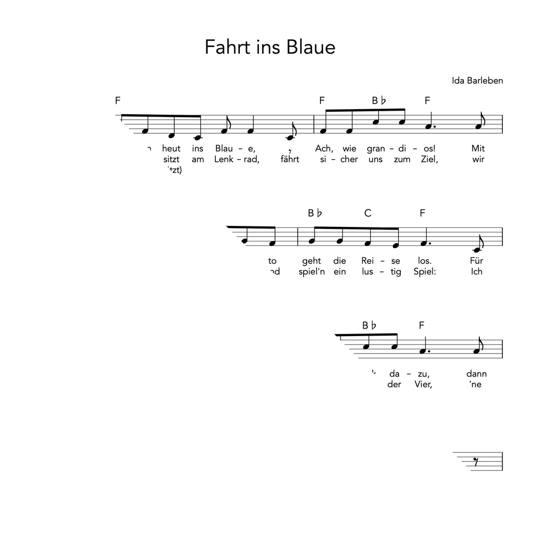 Fahrt ins Blaue