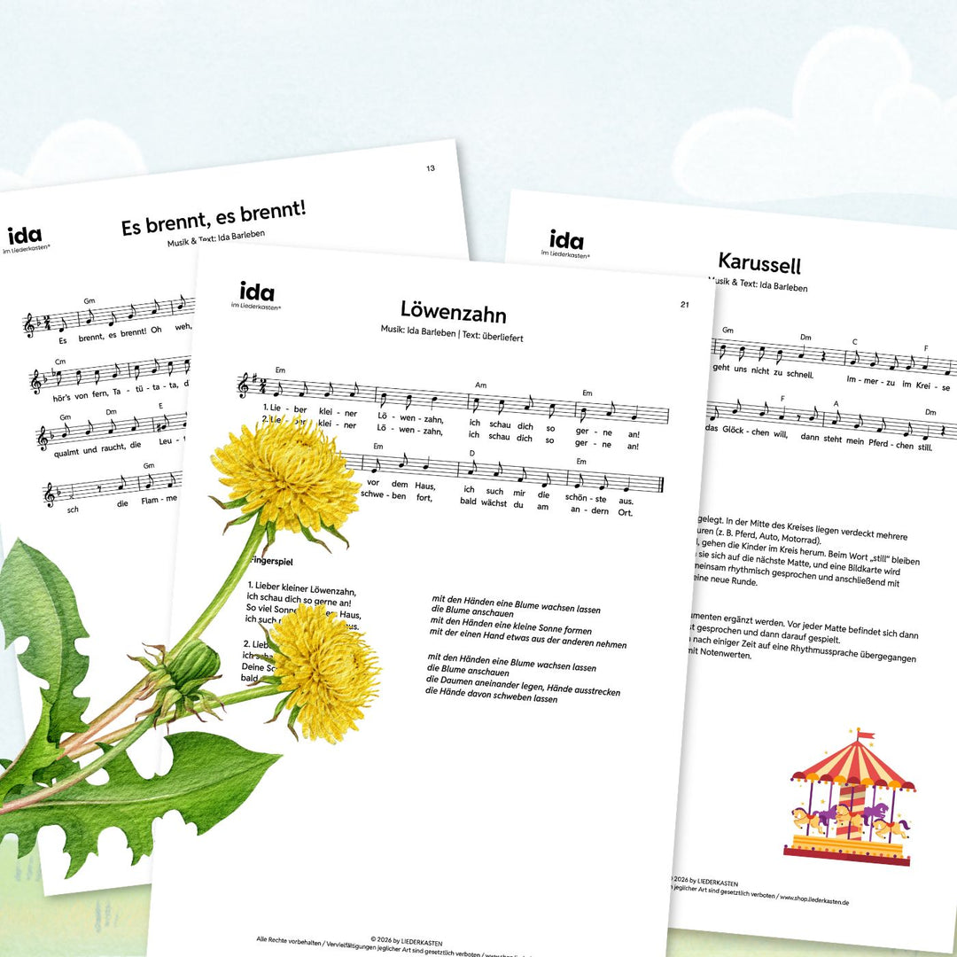Fingerspiele & Bewegungslieder (Notenbundle)
