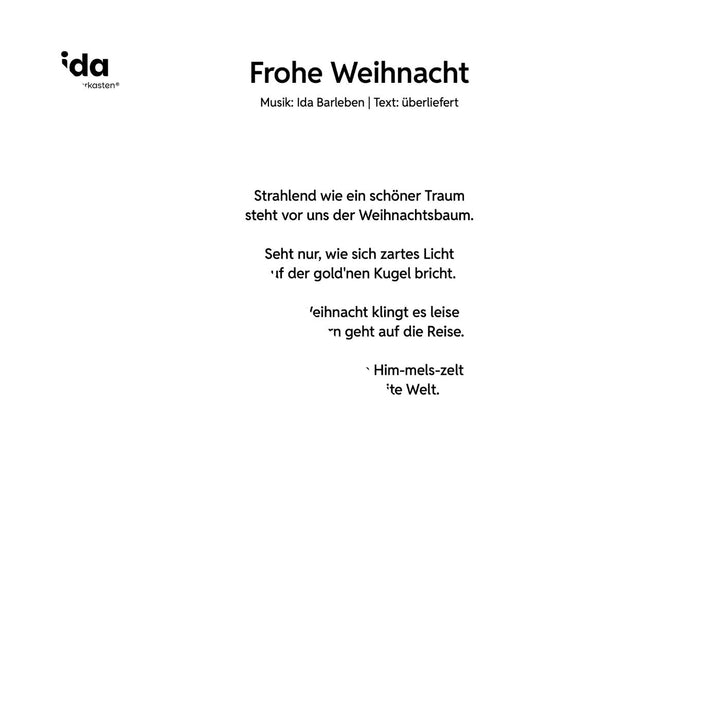Frohe Weihnacht