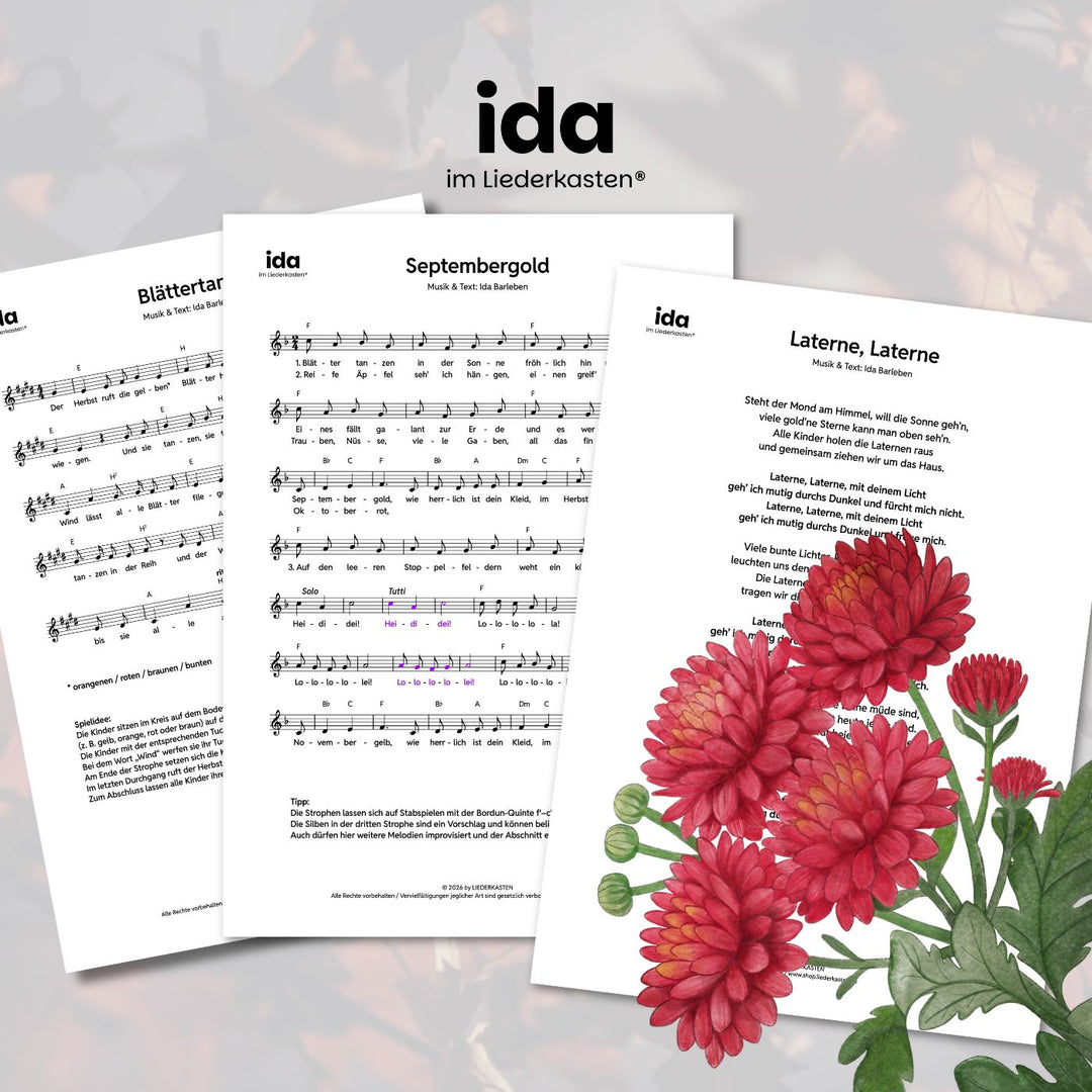 Hallo Herbst (Leadsheet Notenbundle)
