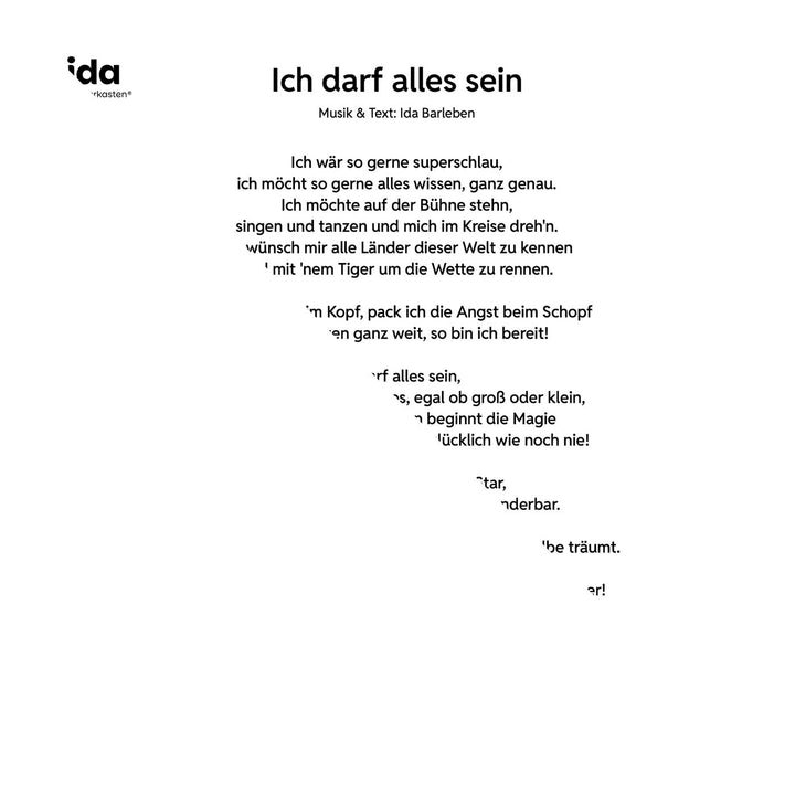Ich darf alles sein