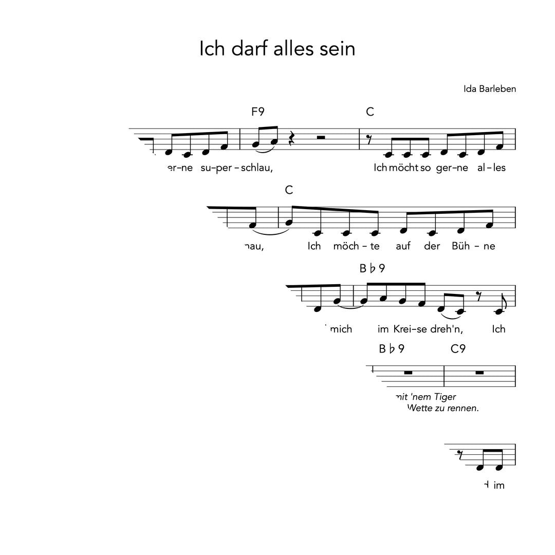 Ich darf alles sein