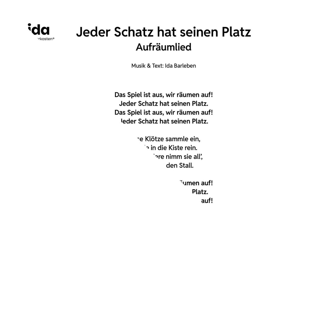 Jeder Schatz hat seinen Platz
