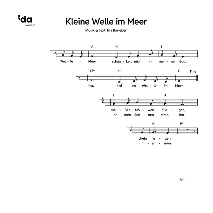 Kleine Welle im Meer