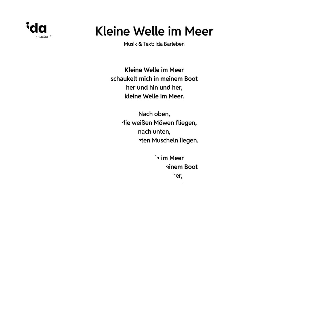 Kleine Welle im Meer