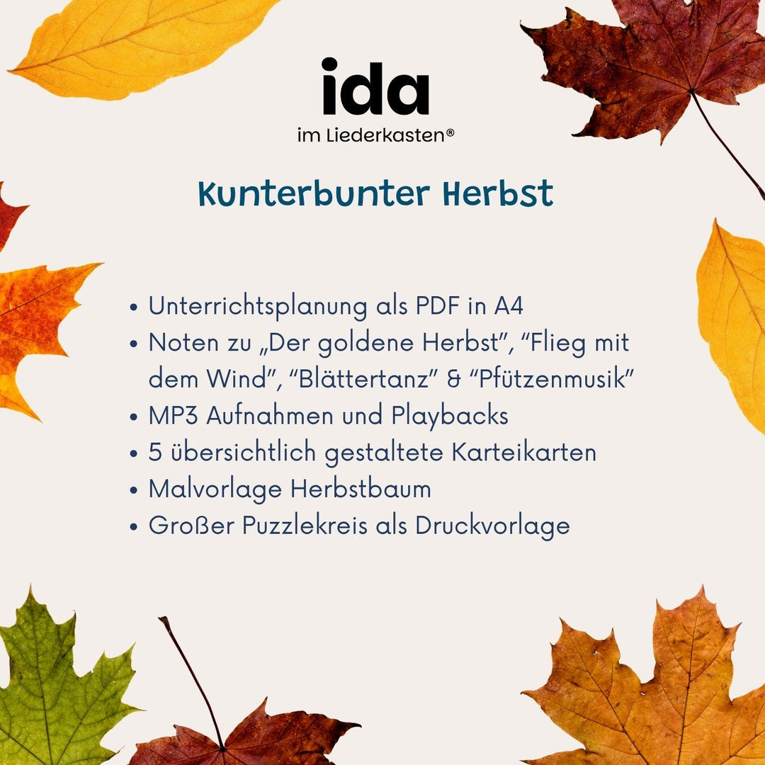Kunterbunter Herbst (Stundenbild)