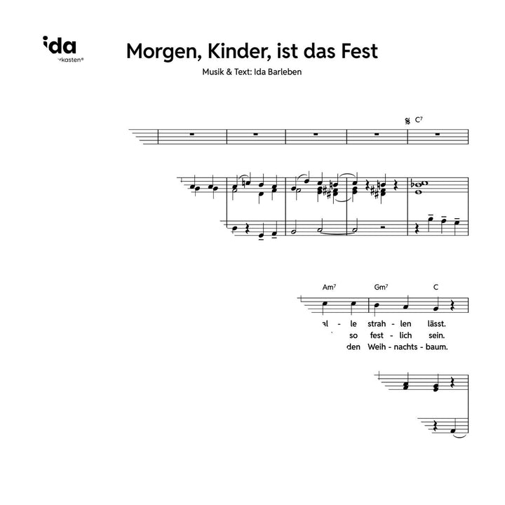 Morgen, Kinder, ist das Fest