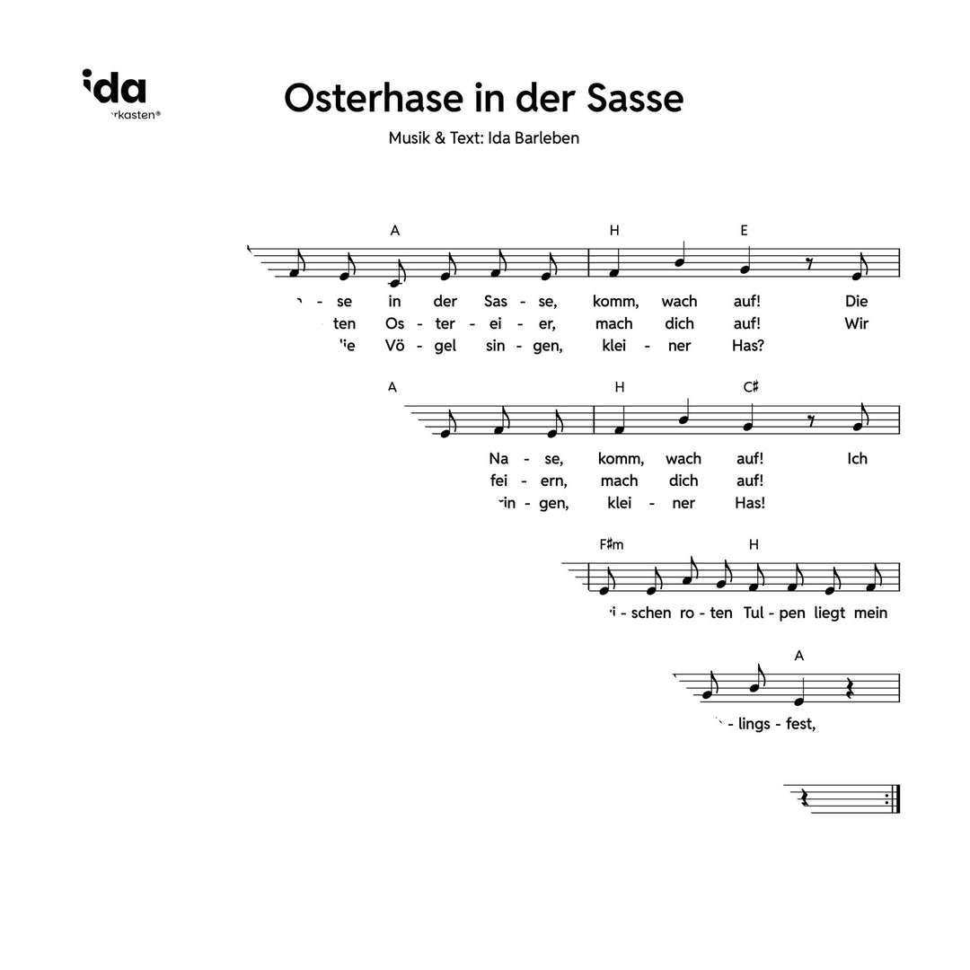 Osterhase in der Sasse