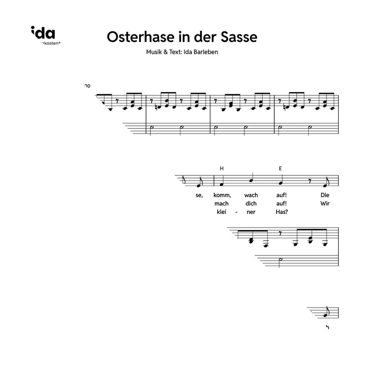 Osterhase in der Sasse