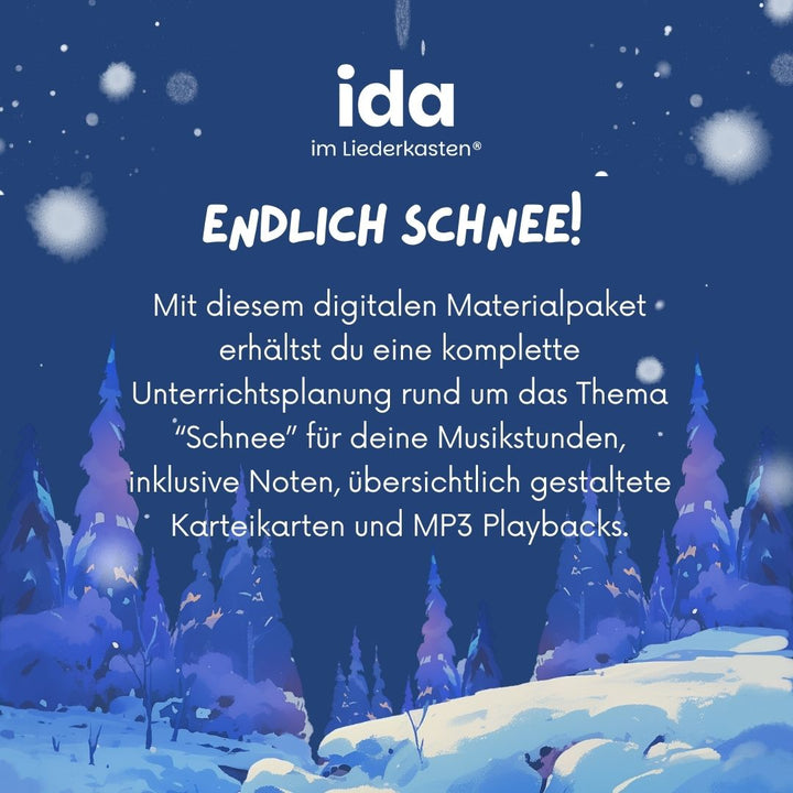 Endlich Schnee (Stundenbild)