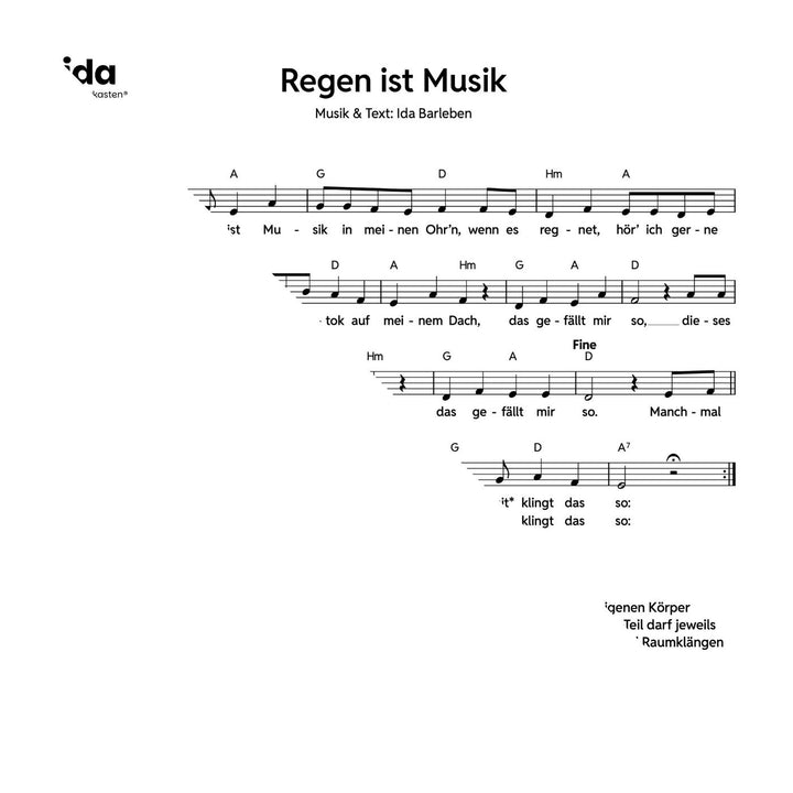 Regen ist Musik