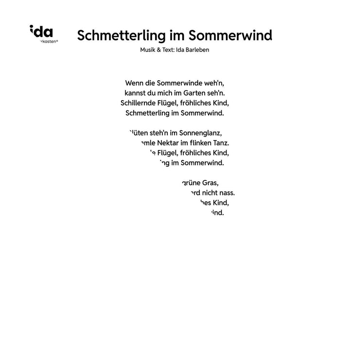 Schmetterling im Sommerwind