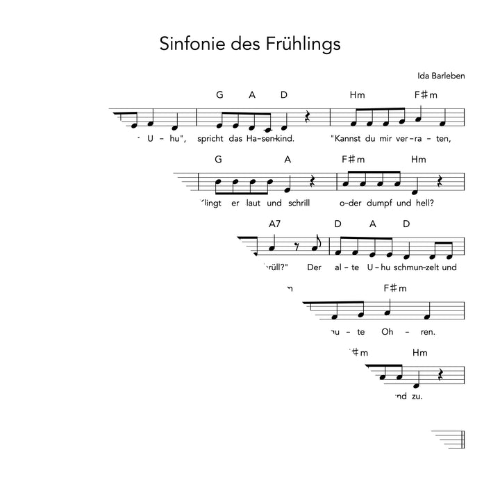 Sinfonie des Frühlings