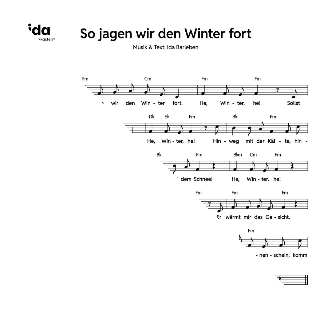 So jagen wir den Winter fort