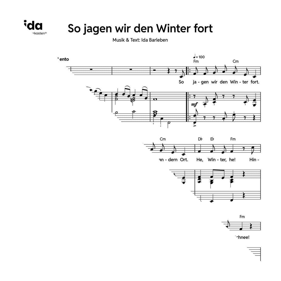 So jagen wir den Winter fort