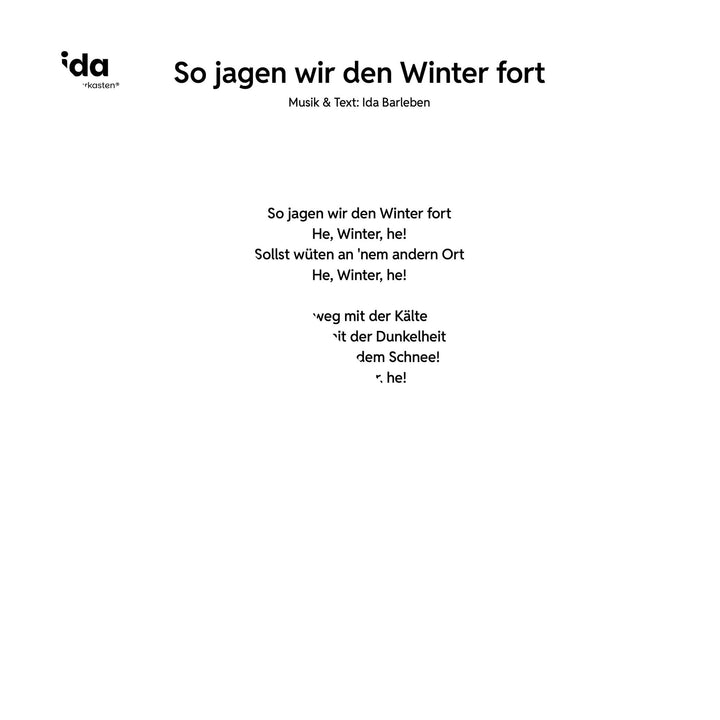So jagen wir den Winter fort