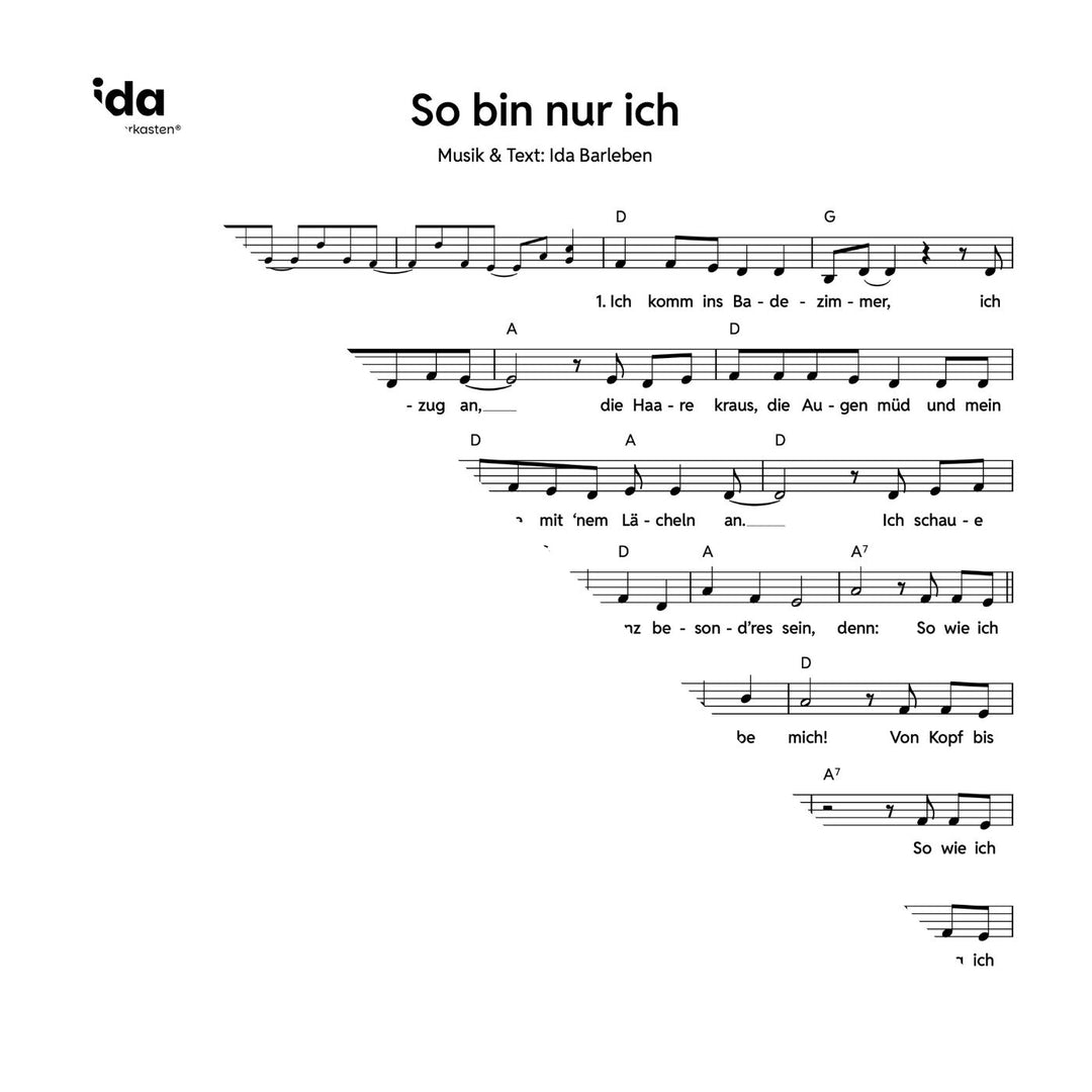So bin nur ich