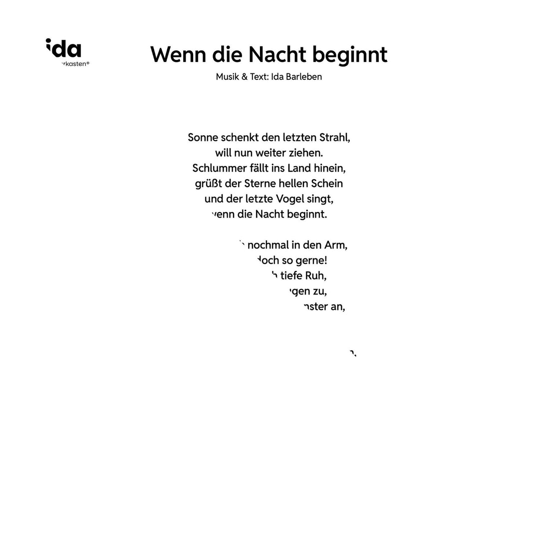 Wenn die Nacht beginnt