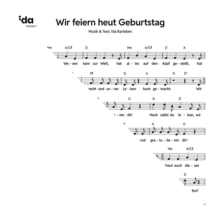 Wir feiern heut' Geburtstag
