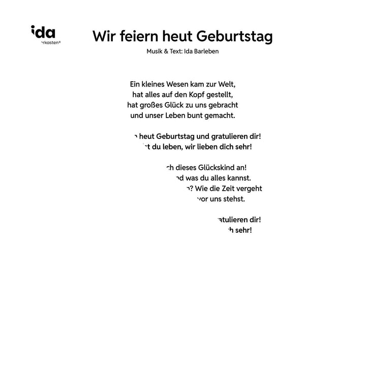 Wir feiern heut' Geburtstag