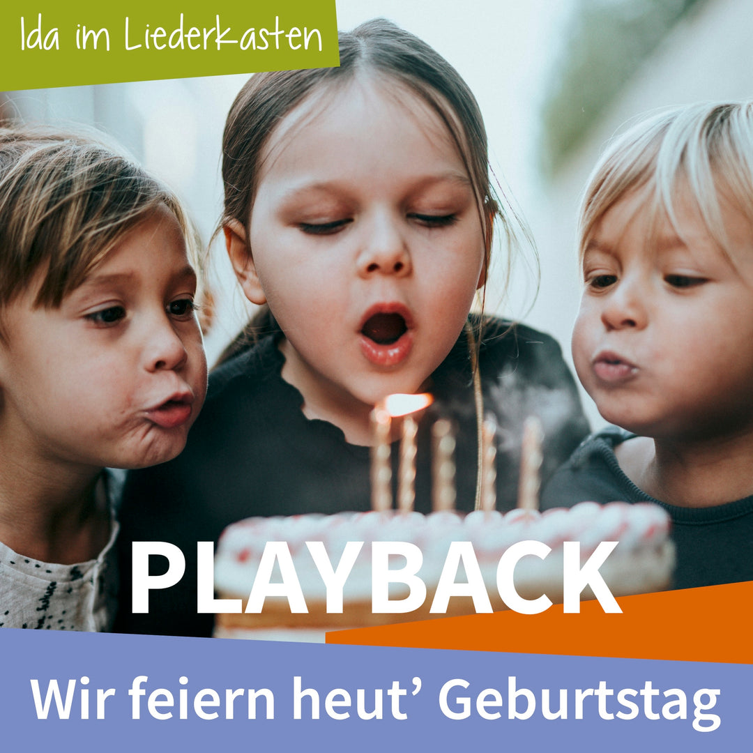 Wir feiern heut' Geburtstag (Playback MP3)