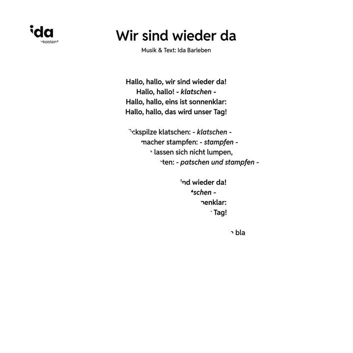 Wir sind wieder da