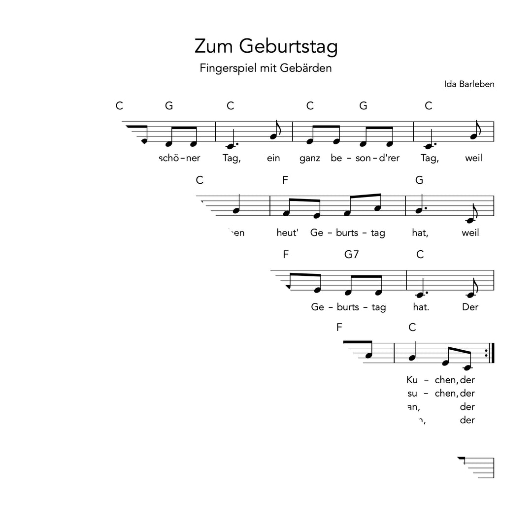 Zum Geburtstag