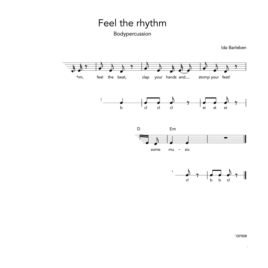 Feel the rhythm