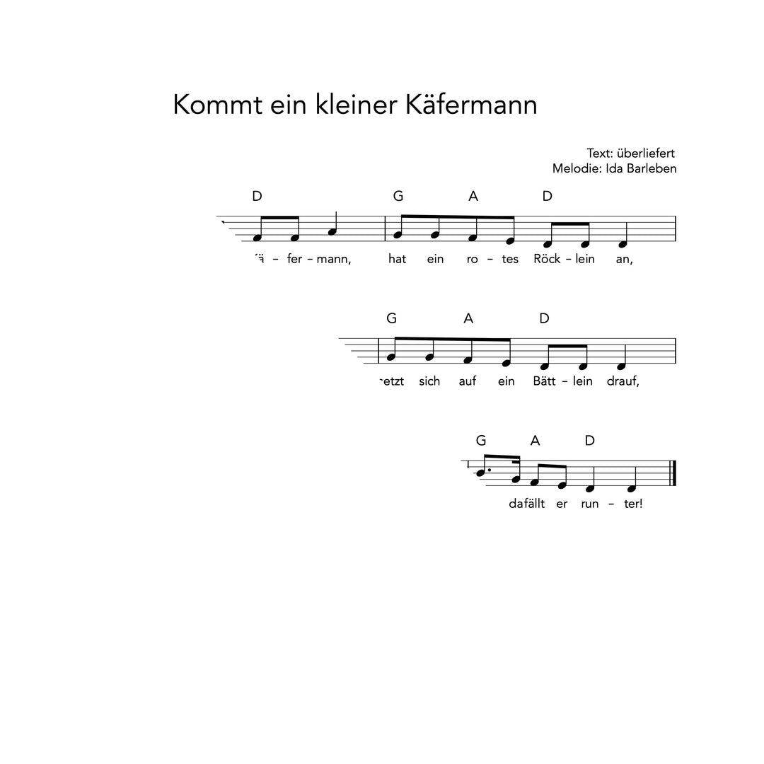 Kommt ein kleiner Käfermann